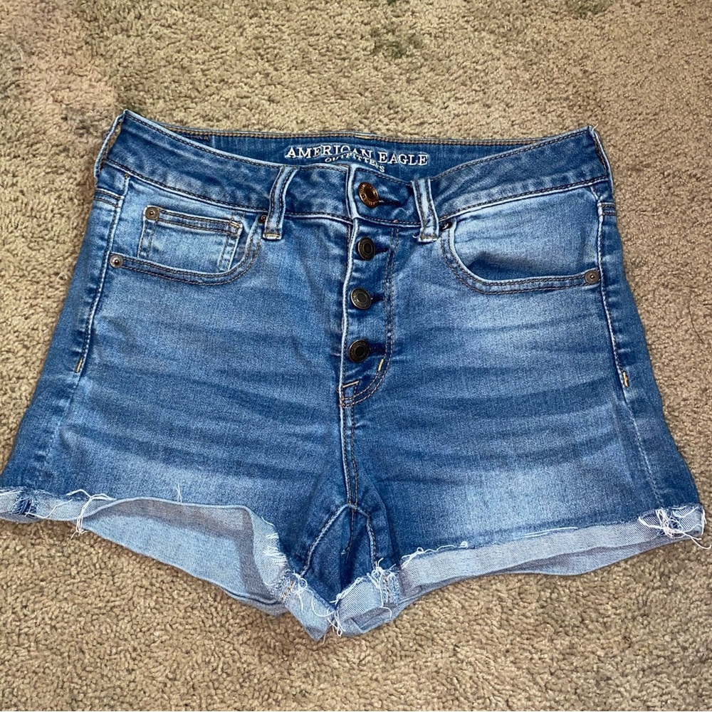 American Eagle Button Fly Jean Shorts